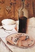 Juan Gris The Still life having egg and bottle USA oil painting reproduction
